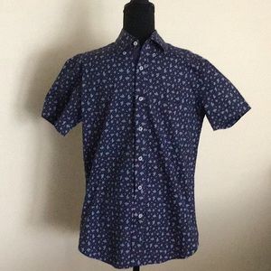Men’s Construct Short Sleeve Button Down Shirt